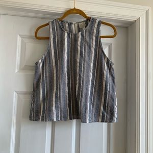 Striped tank top size M
